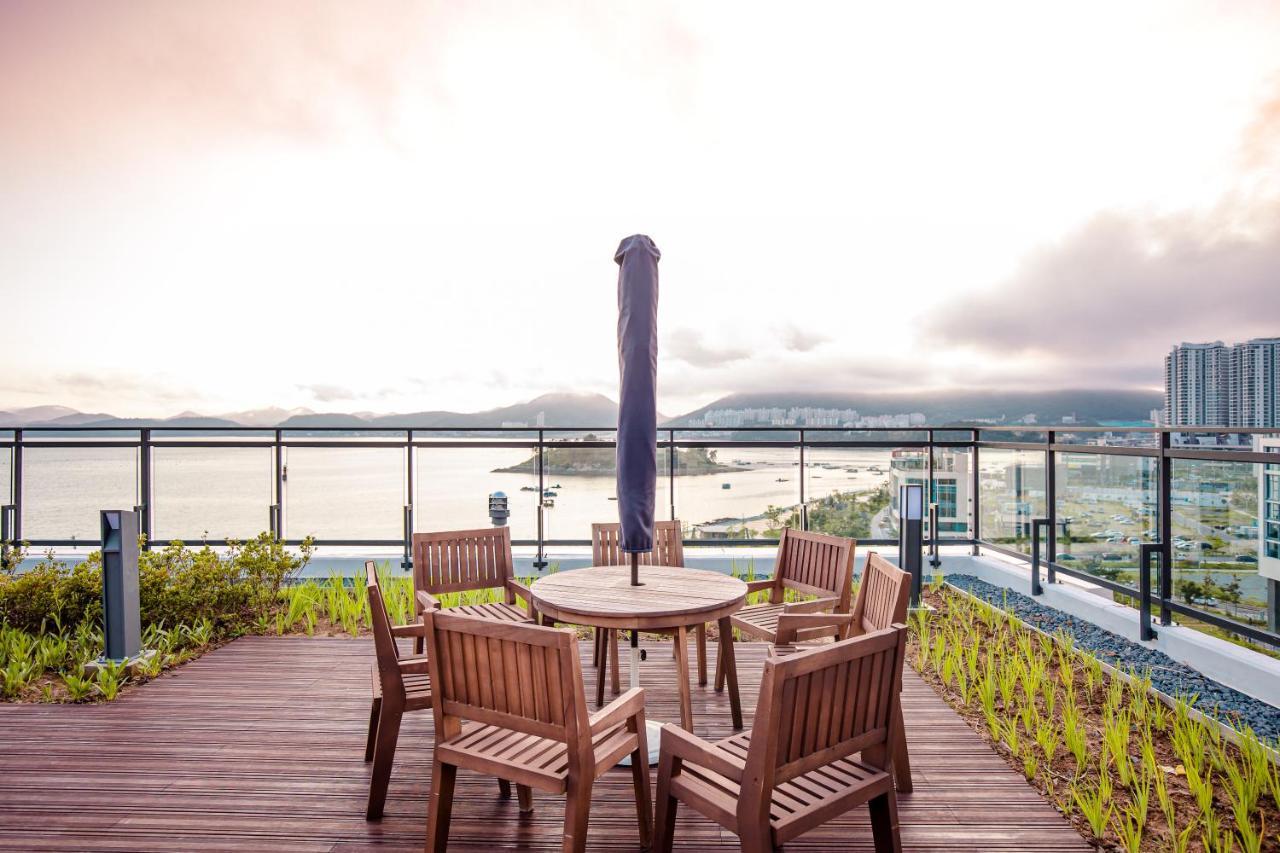 Aparthotel Lotte Castle Marina à Yeosu Extérieur photo